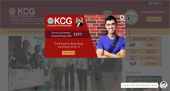Desktop Screenshot of kcgcollege.ac.in